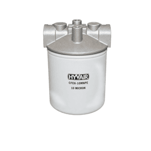 Hyvair spin-on filter element, 10 micron, with head assembly, 3/8" port, for hydraulic filtration. — islandhydraulicsupply.com