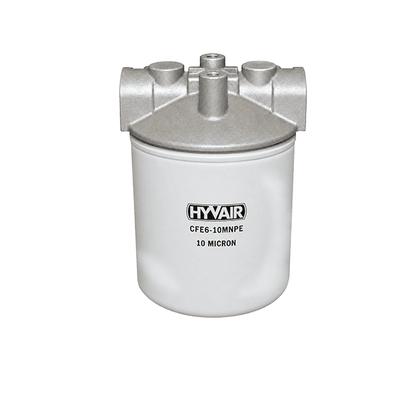 Hyvair spin-on filter element, 10 micron, with head assembly, 3/8" port, for hydraulic filtration. — islandhydraulicsupply.com