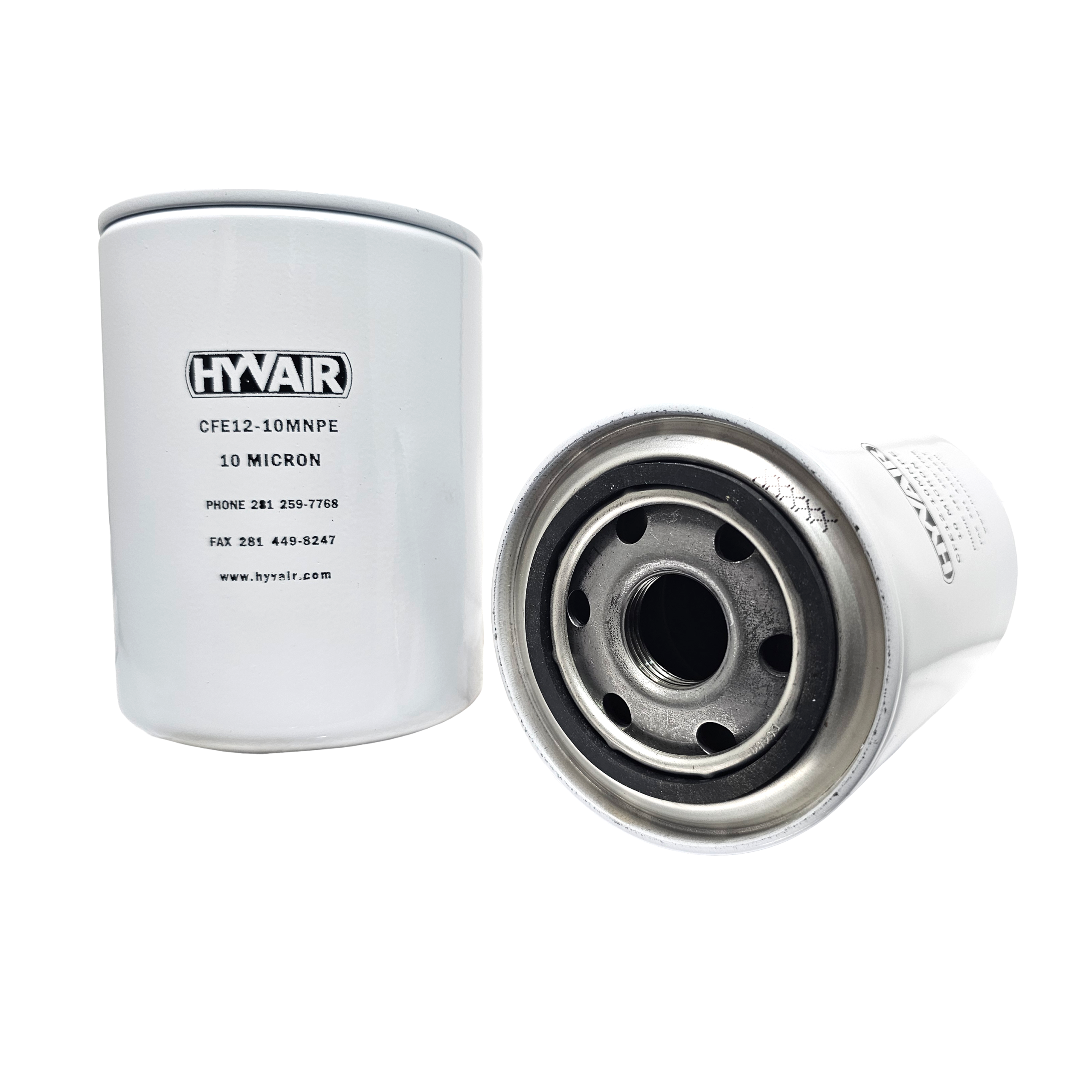 Hyvair Spin On Filter Element With Head Assembly 3/4" at Island Hydraulic Supply | 2 Hyvair Filter Element CFE12-10MNPE