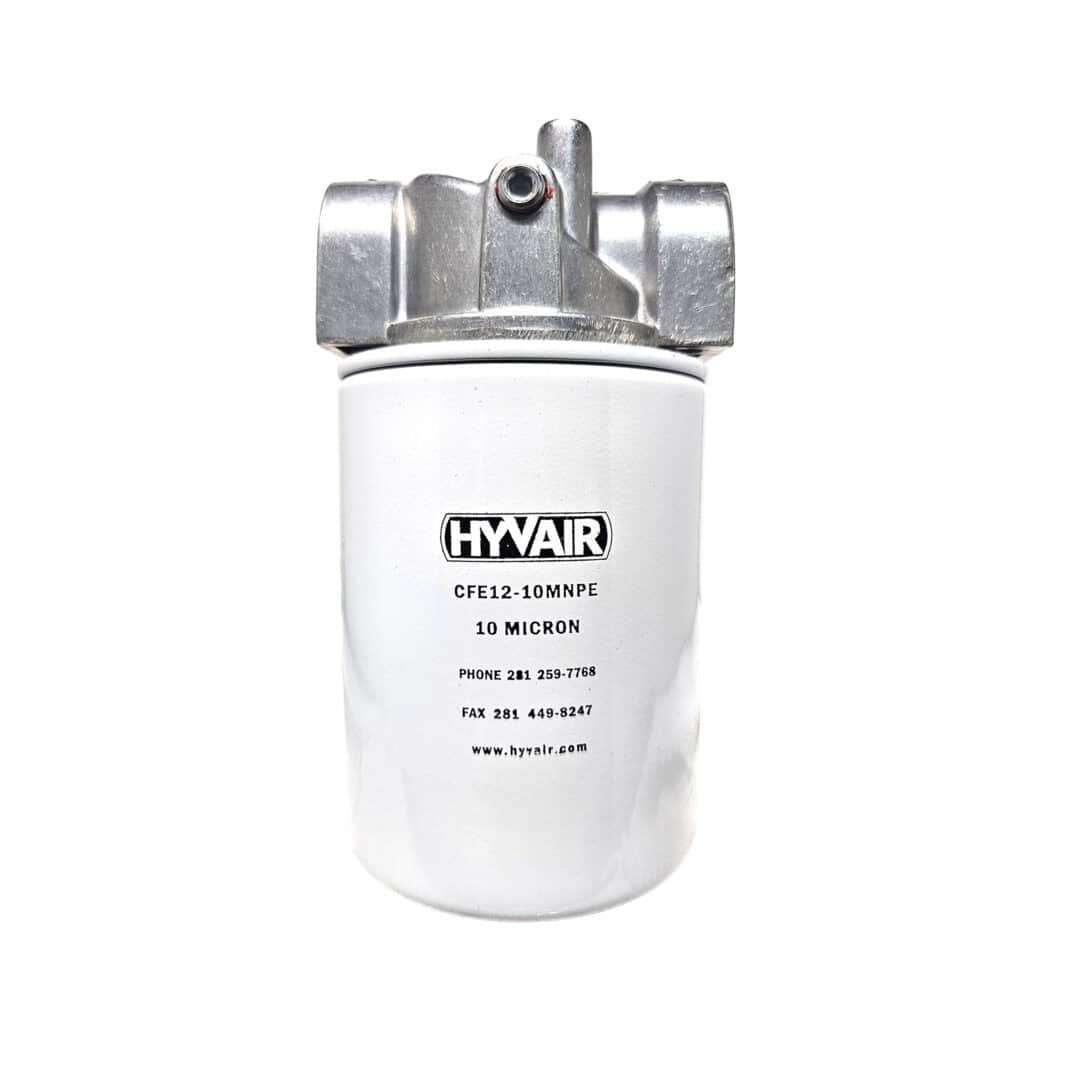 Hyvair spin on filter element with head assembly, 10 micron, 3/4" port, for hydraulic filtration. — islandhydraulicsupply.com