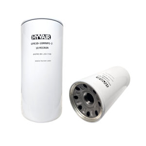 Hyvair spin-on filter element, 1.25" diameter, 10 micron rating, for hydraulic filtration. — islandhydraulicsupply.com
