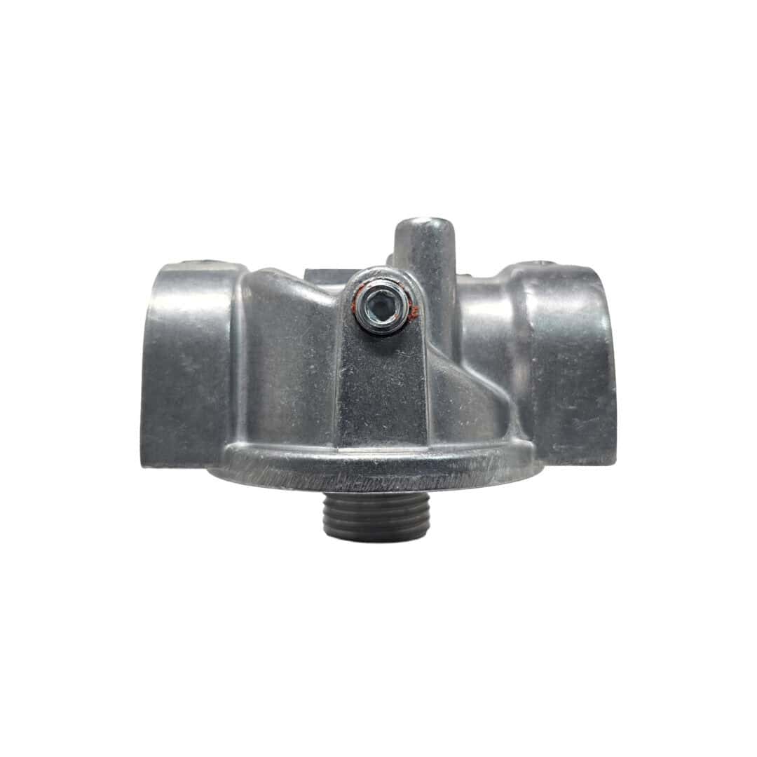 Hyvair filter head 3/4" NPT, compact hydraulic filter component for fluid systems. — islandhydraulicsupply.com