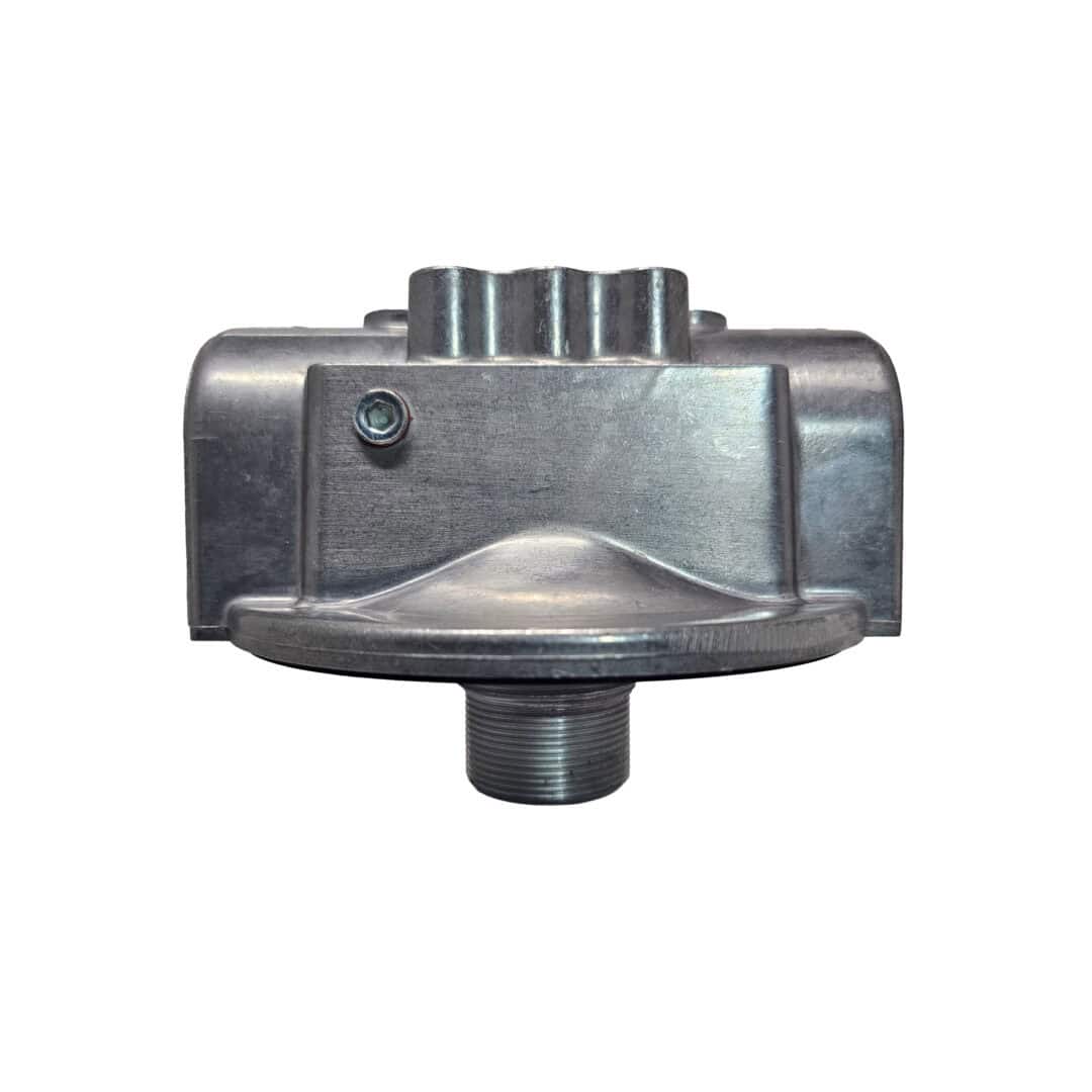 Hyvair filter head 1.25" NPT, compact hydraulic filter component for fluid systems. — islandhydraulicsupply.com