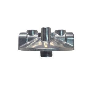 Hyvair filter head 3/8" NPT, compact hydraulic filter component for fluid systems. — islandhydraulicsupply.com