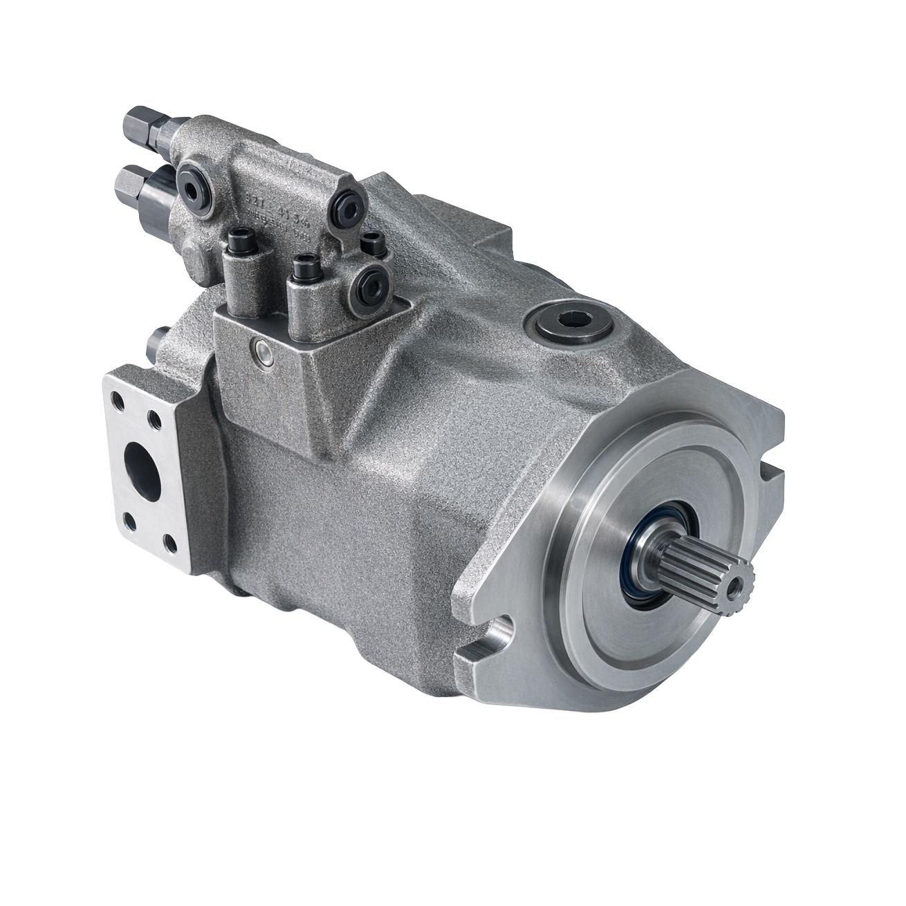 A1045 Series Piston Pump 21 GPM Inline at Island Hydraulic Supply | 1 Hyvair Gear Pump A10VS045