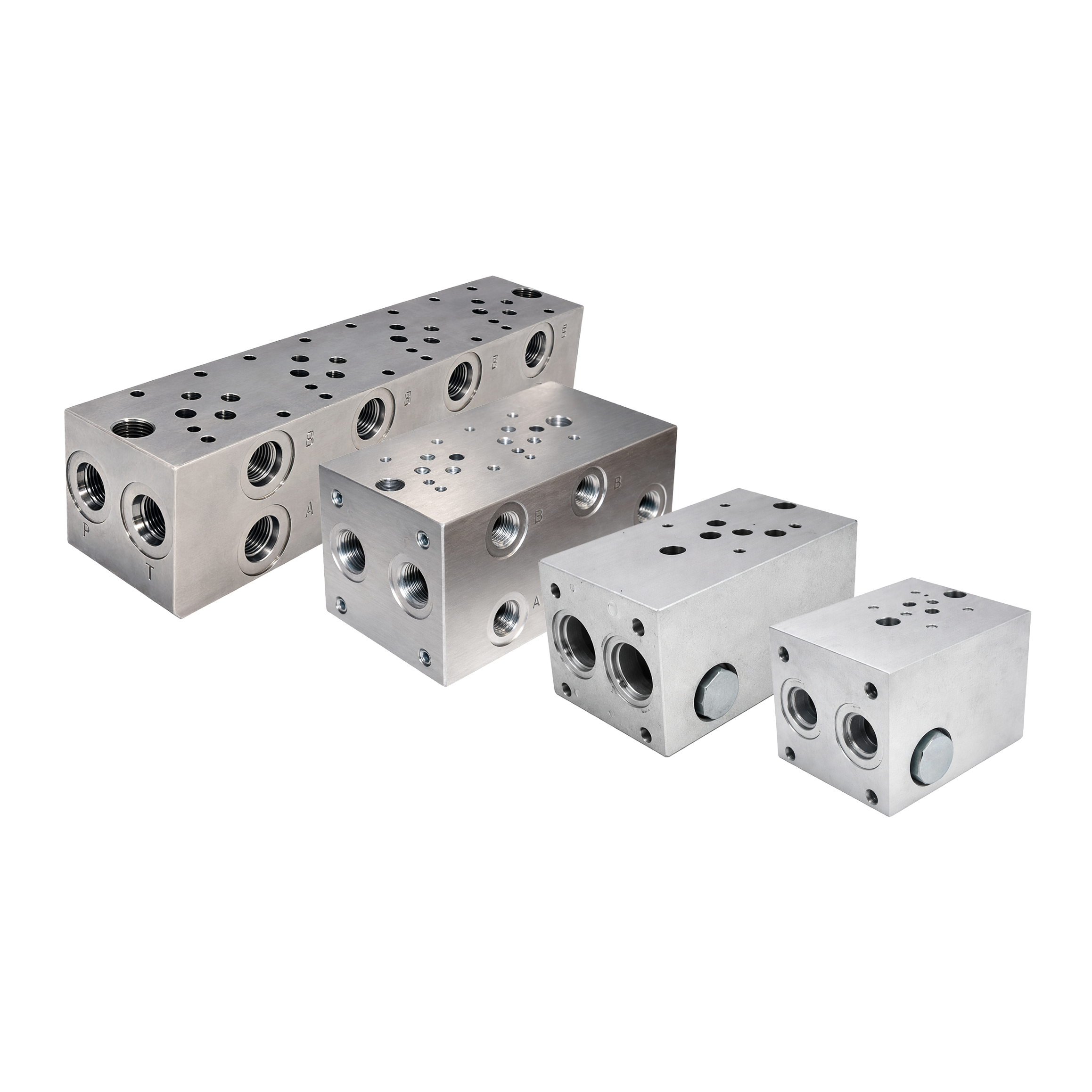 D03 Hyvair Standard Manifold Aluminum - 7 Station at Island Hydraulic Supply | 1 Hyvair Standard Manifolds