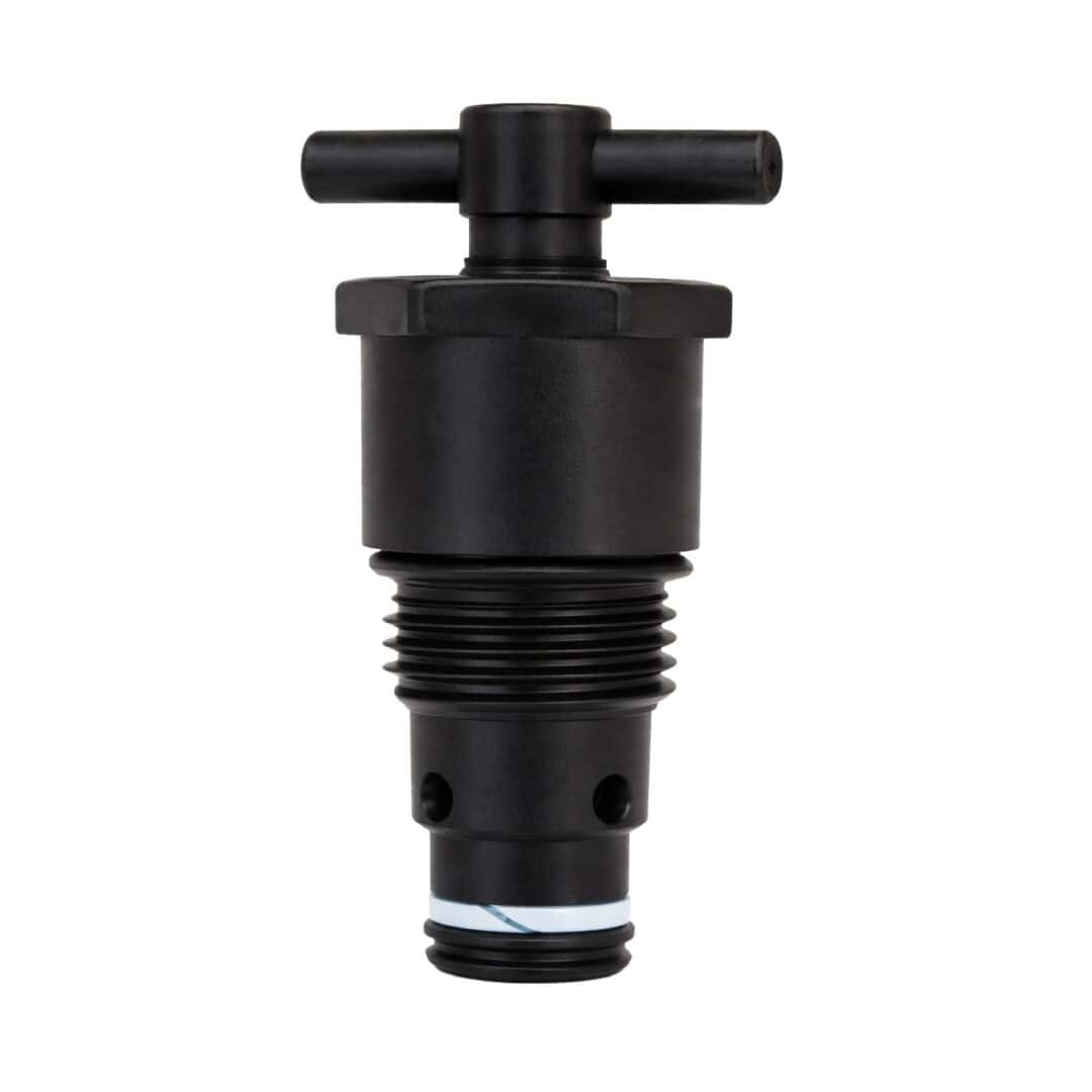 Hyvair cartridge shut off valve LS-08, compact design, suitable for hydraulic systems. — islandhydraulicsupply.com