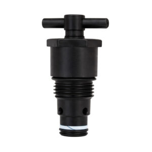 Hyvair cartridge shut off valve LS-08, compact design, suitable for hydraulic systems. — islandhydraulicsupply.com