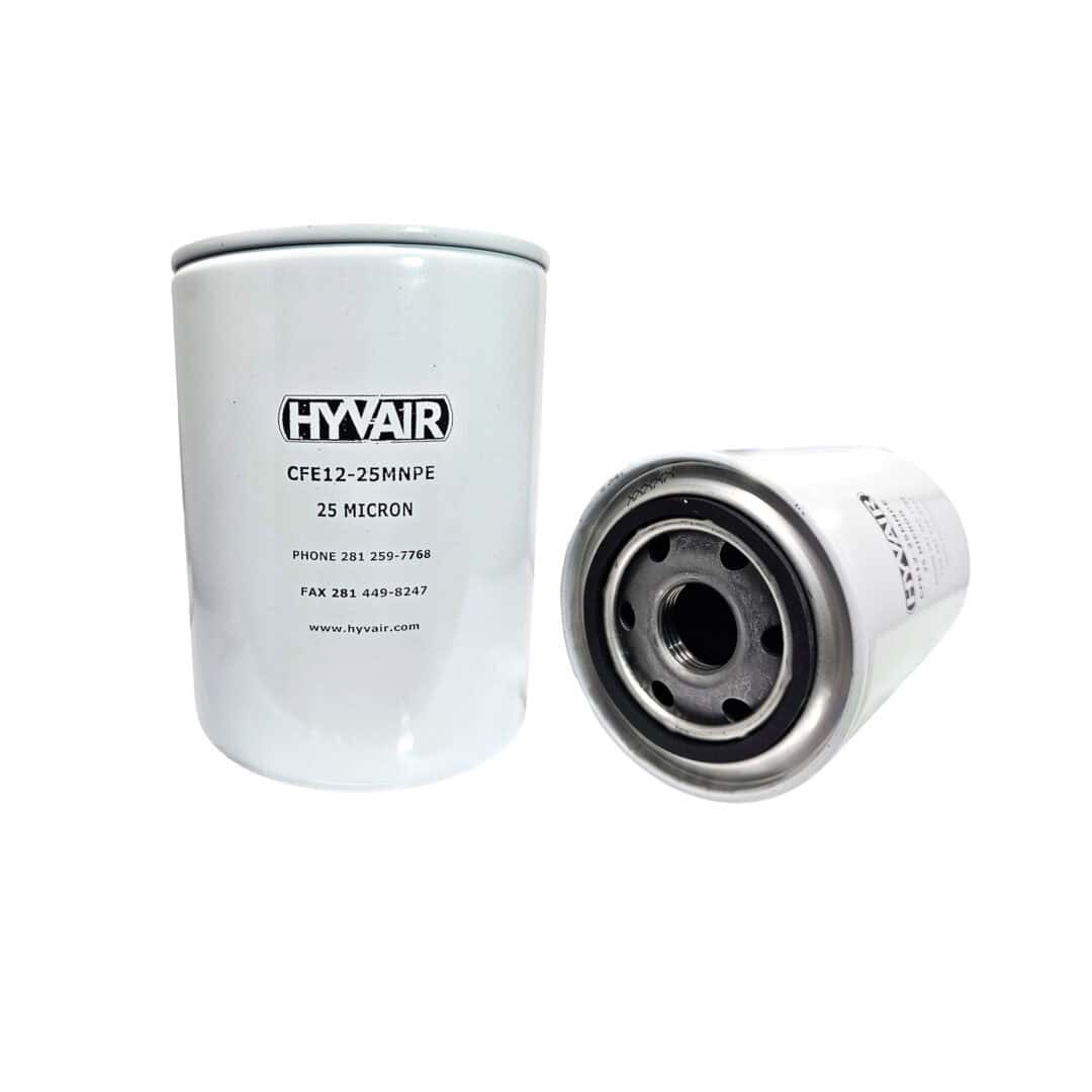 Hyvair filter element, 25 micron, for hydraulic systems, part number CEF12-25MNPE. — islandhydraulicsupply.com