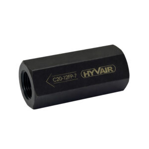 Hyvair inline check valve C20-12FP-7, NPT port, 3/4 inch size, for hydraulic systems. — islandhydraulicsupply.com