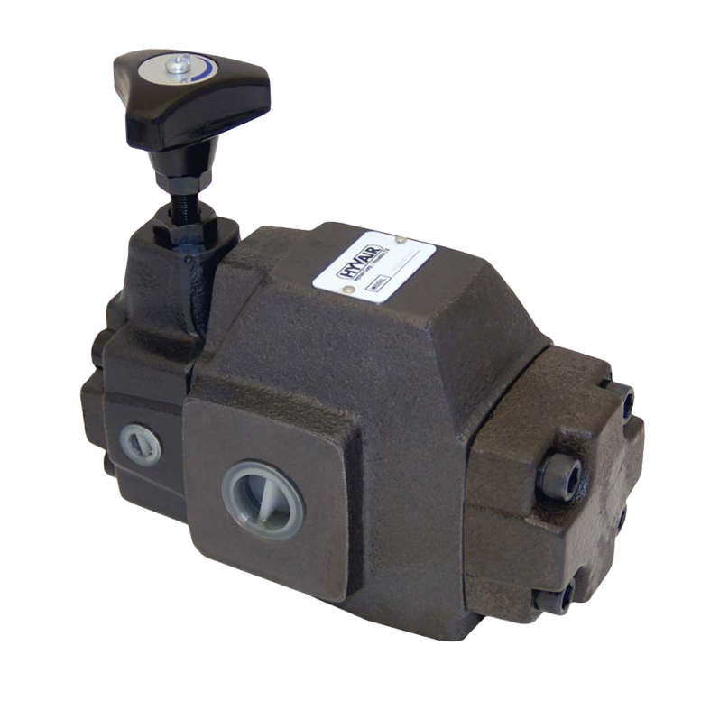 Hyvair PRC20-12FP-3K pressure reducing valve with adjustment knob, 12 GPM rated, 3,000 PSI