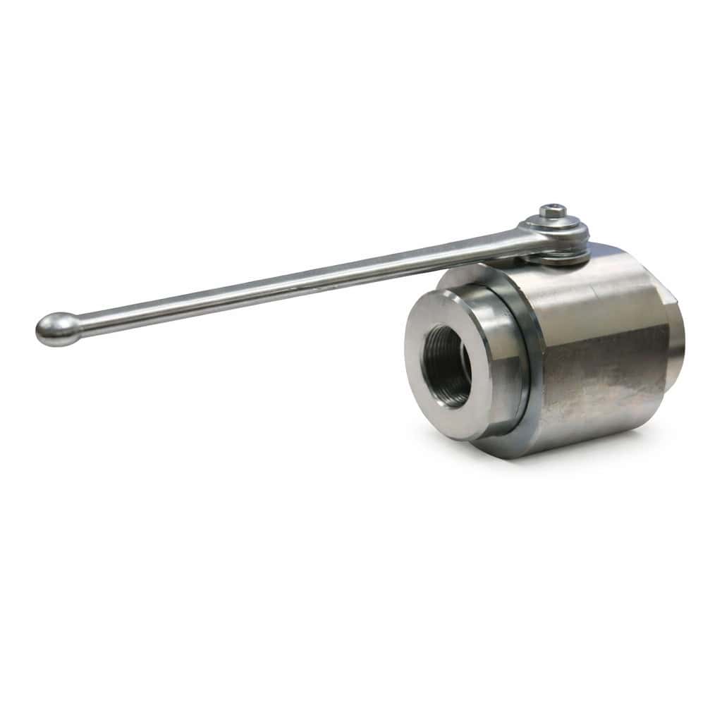 Hyvair steel ball valve SBV-20FP, 1-1/4" size, high pressure, stainless steel construction. — islandhydraulicsupply.com