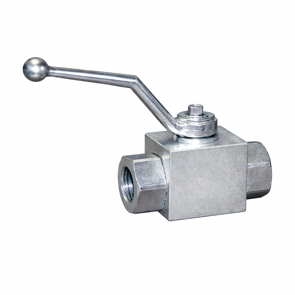 Hyvair SSBV stainless steel ball valve with lever handle and threaded ports