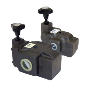 Hyvair pilot operated relief valve POR20-12FP-3K, 12 GPM, 3000 PSI, 1/2" NPT port. — islandhydraulicsupply.com