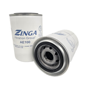 Zinga AE100 hydraulic filter, spin-on type, 10 micron rating, for hydraulic systems. — islandhydraulicsupply.com