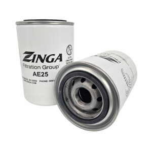 Zinga AE25 hydraulic filter, spin-on type, 25 micron rating, for hydraulic systems. — islandhydraulicsupply.com