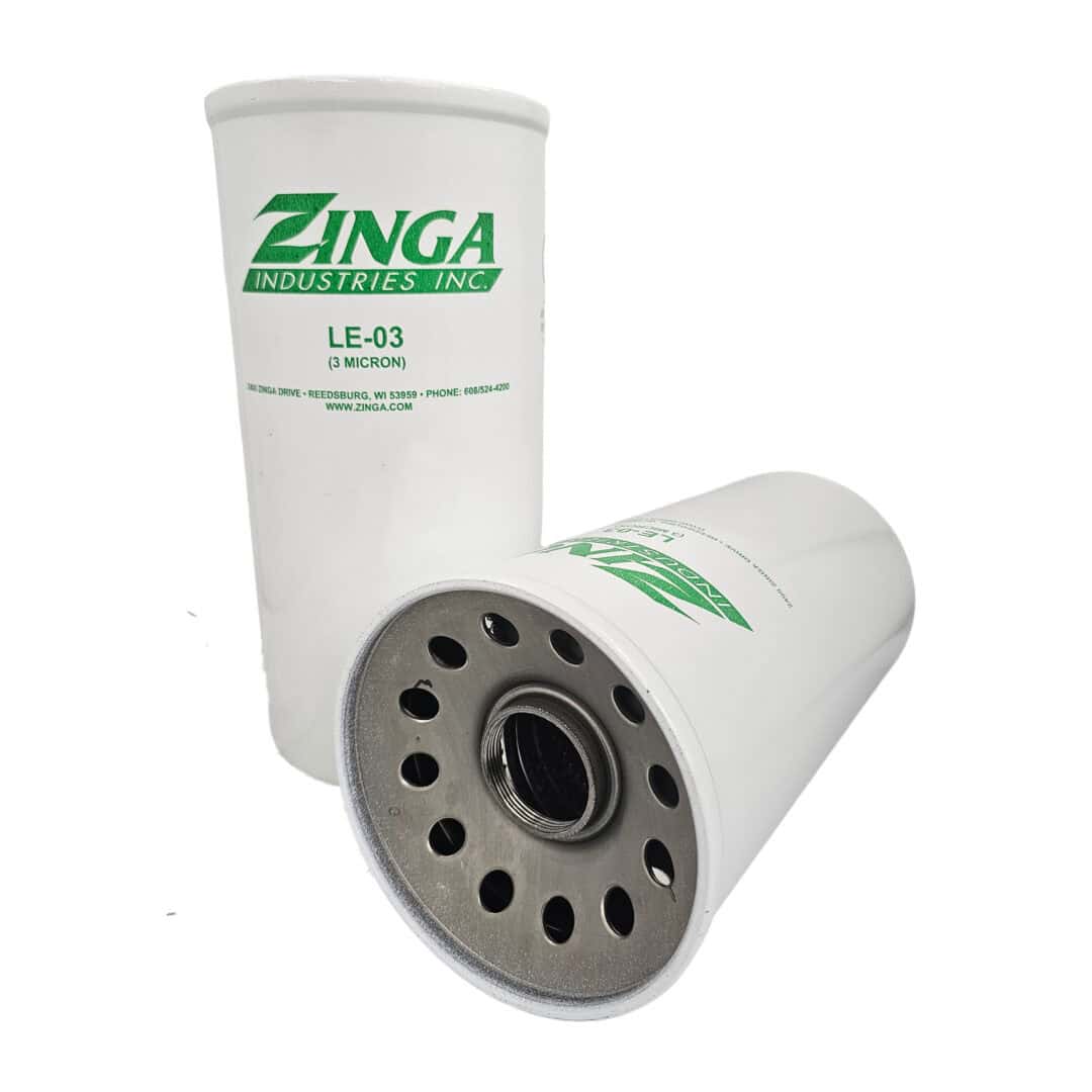 Zinga LE-03 filter element, 3 micron, for hydraulic filtration, Island Hydraulic Supply. — islandhydraulicsupply.com