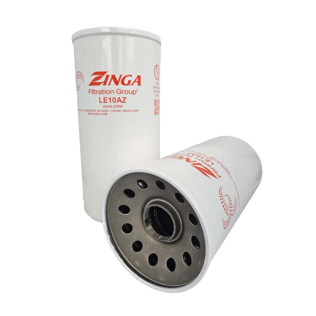 Hyvair Zinga LE10AZ filter element, high-capacity, 10 micron rating, for hydraulic filtration. — islandhydraulicsupply.com