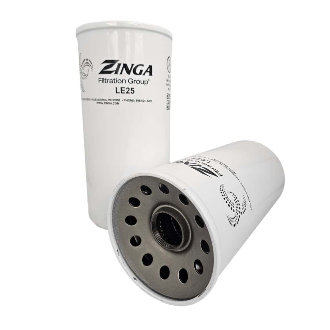 Zinga LE25 filter element, 25 micron rating, for hydraulic filtration systems. — islandhydraulicsupply.com