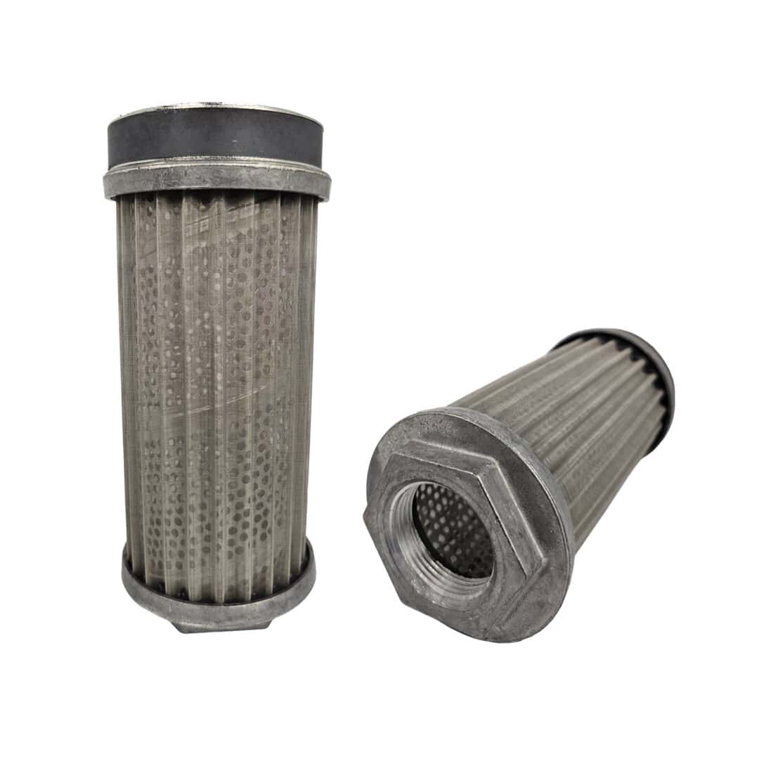 Zinga SS12000M1A hydraulic strainer, 12000 micron rating, for filtration systems. — islandhydraulicsupply.com