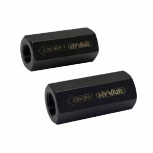 Hyvair hydraulic couplings C20-8FP-7, C20-12FP-7, 1/2 inch NPT threads, for hydraulic connections. — islandhydraulicsupply.com