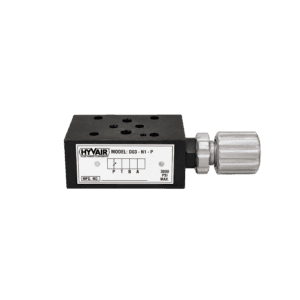 Hyvair D03 directional valve, 3000 PSI, NPT ports, electrical box type, 24 VDC. — islandhydraulicsupply.com