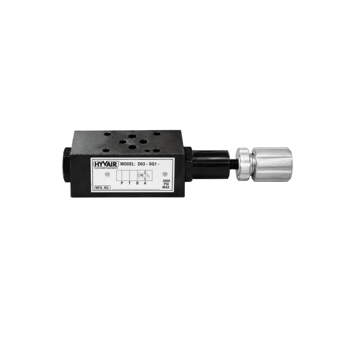 Hyvair D03 double solenoid directional valve, electrical box type, 24 VDC, 3/8" NPT ports. — islandhydraulicsupply.com