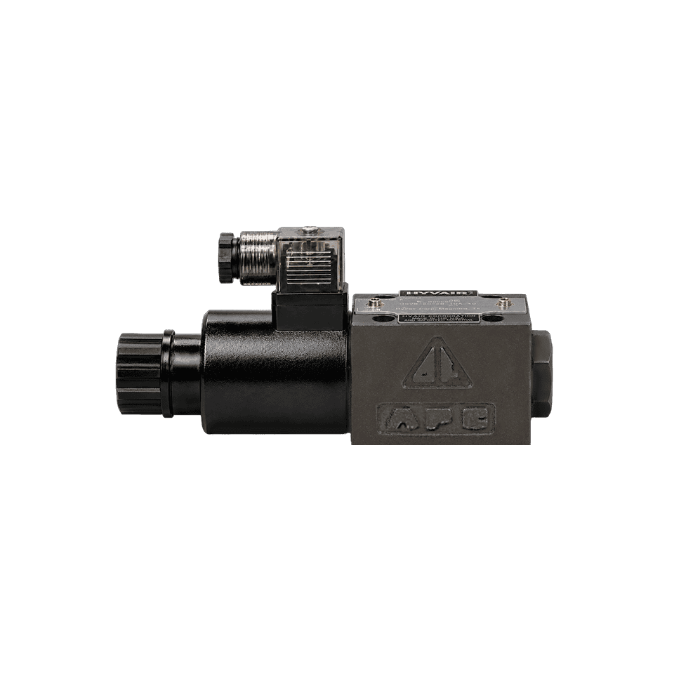 Hyvair D05 double solenoid directional valve, electrical box type, 24 VDC,. — islandhydraulicsupply.com