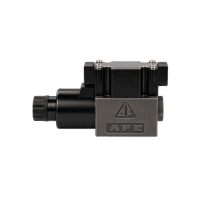 Hyvair solenoid valve PCP16-3K-2BK-2, 16 GPM, 3000 PSI, NPT ports, 24 VDC. — islandhydraulicsupply.com