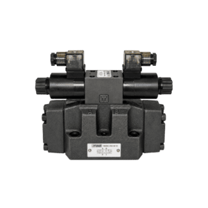 Hyvair hydraulic valve manifold, model PCP16-3K-2BK-2, 16 GPM, 3000 PSI, SAE B port. — islandhydraulicsupply.com