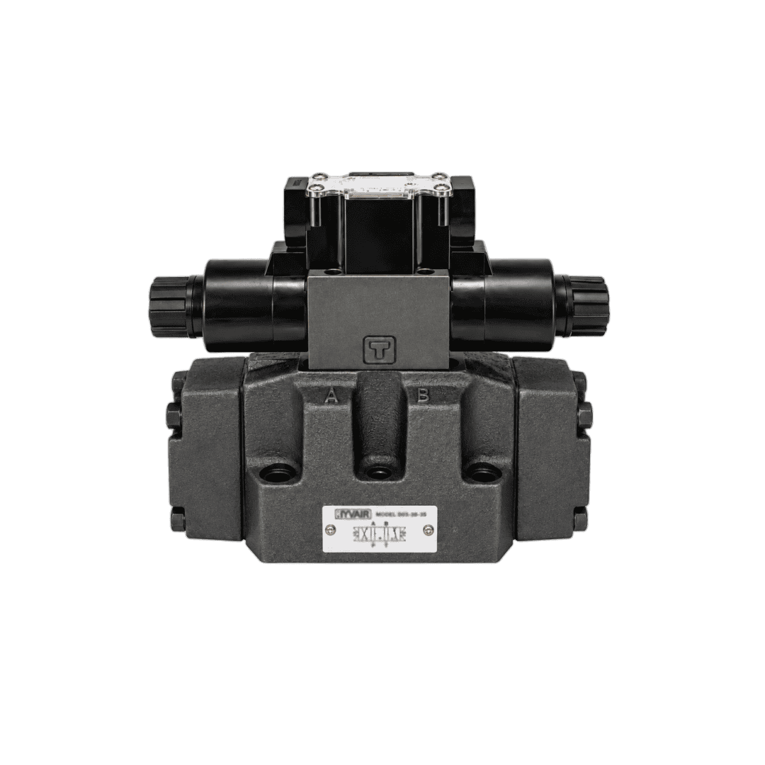 Hyvair hydraulic valve PCP16-3K-2BK-2, 16 GPM, 3000 PSI, SAE B port, double solenoid. — islandhydraulicsupply.com