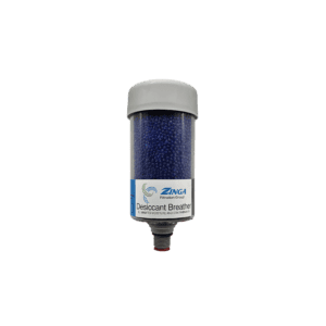 Zinga TT-1 desiccant breather with 3/8 in Sure-Fit connection, front view — islandhydraulicsupply.com